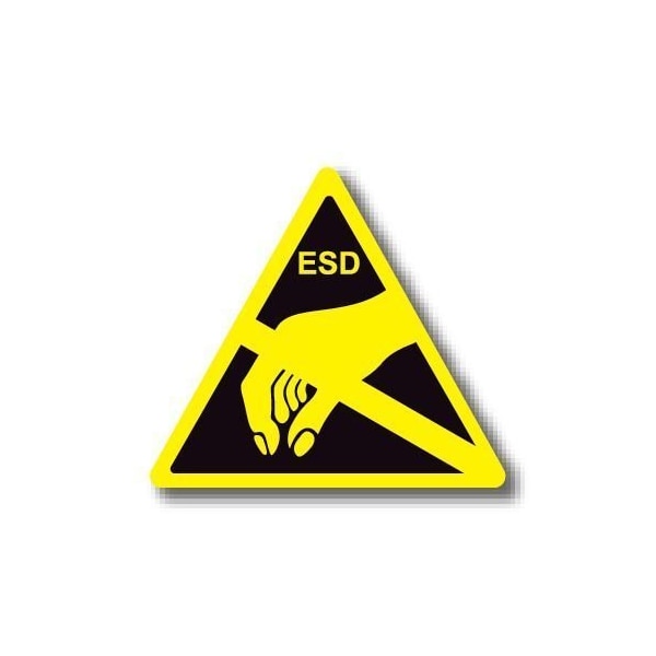 Ergomat 17in TRIANGLE SIGNS - ESD DSV-SIGN 289 #5025 -UEN - main